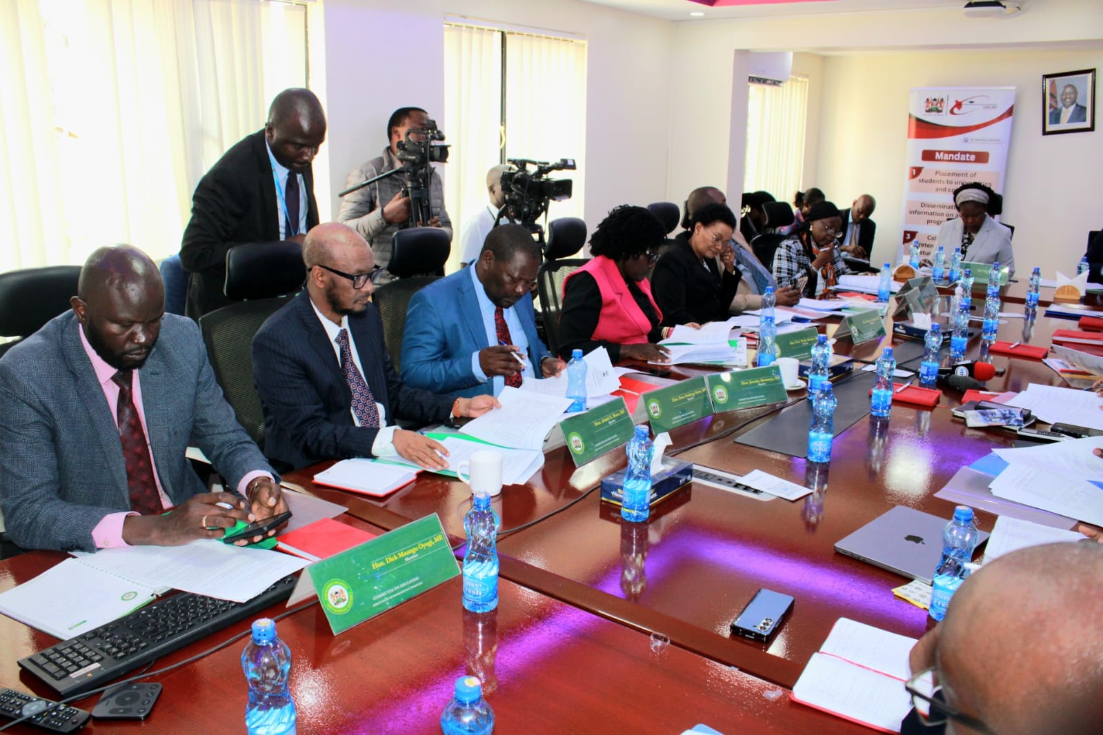 The National Assembly Departmental Committee on Education held a meeting with  KUCCPS Board Chairman and Management Team in exercise of its oversight mandate. The purpose of the meeting was to review KUCCPS operational, financial and governance performance.