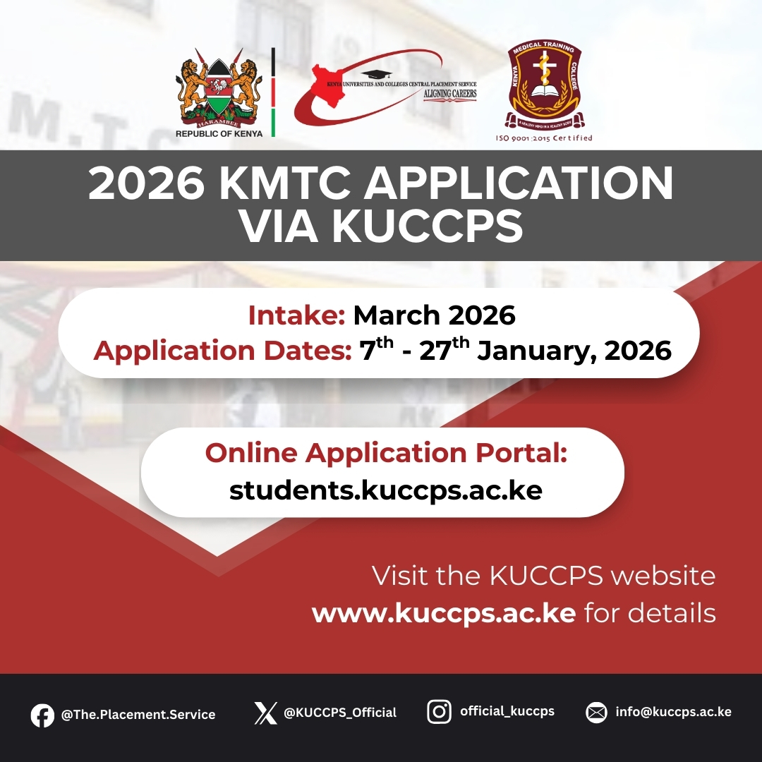 KMTC March 2026 Intake Poster