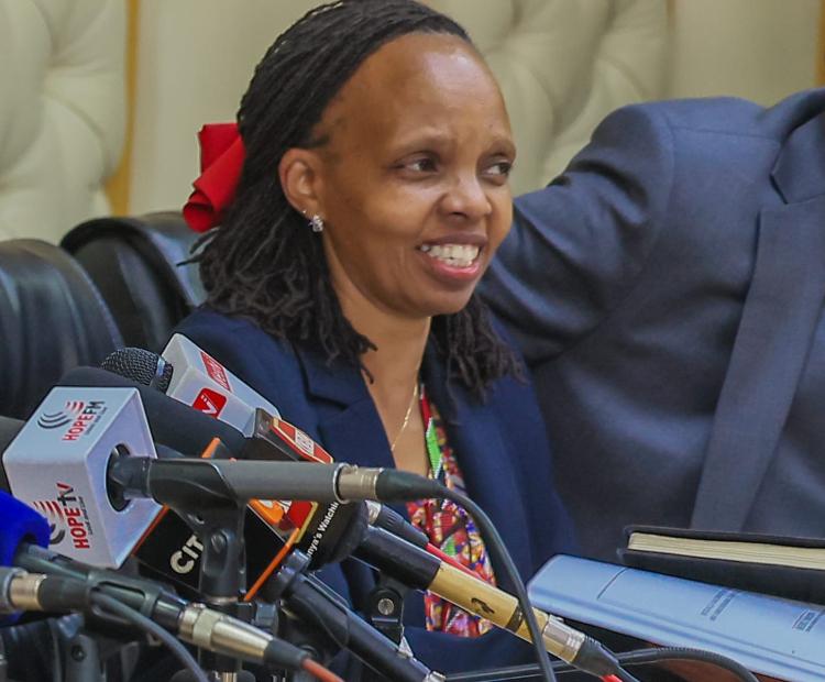 Dr. Agnes Mercy Wahome, CEO KUCCPS